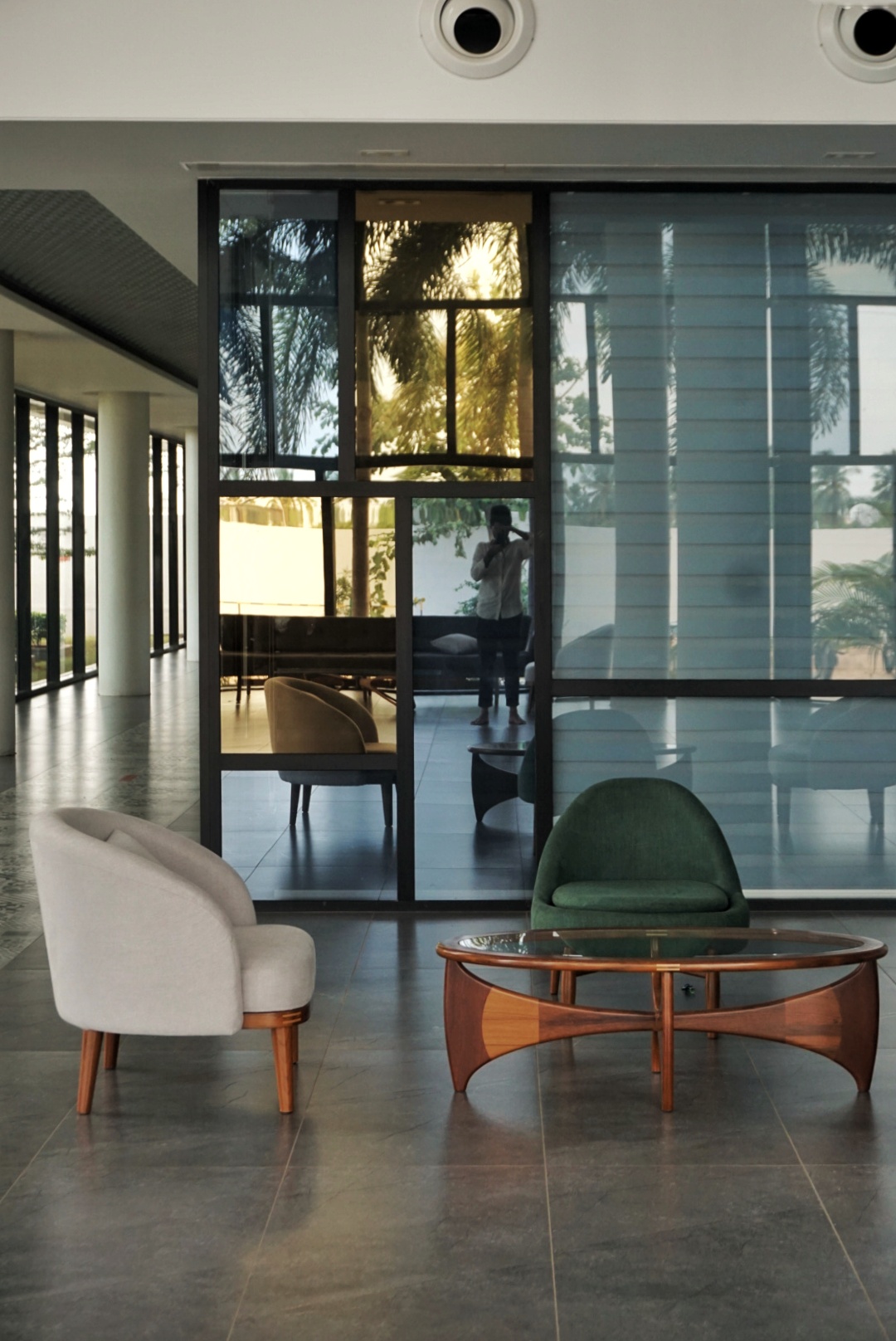 Armchair — solid wood