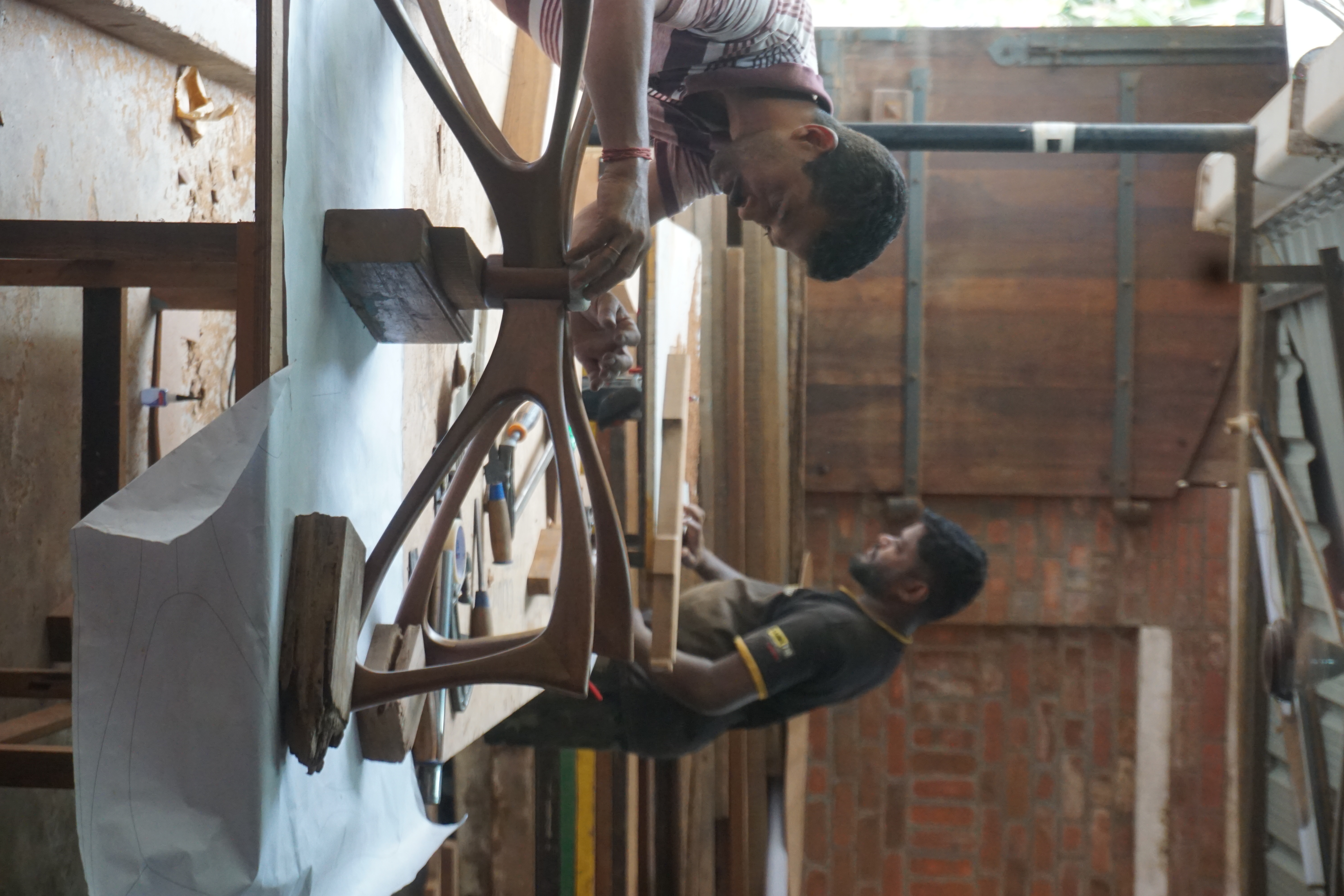 Lounge chair — solid wood