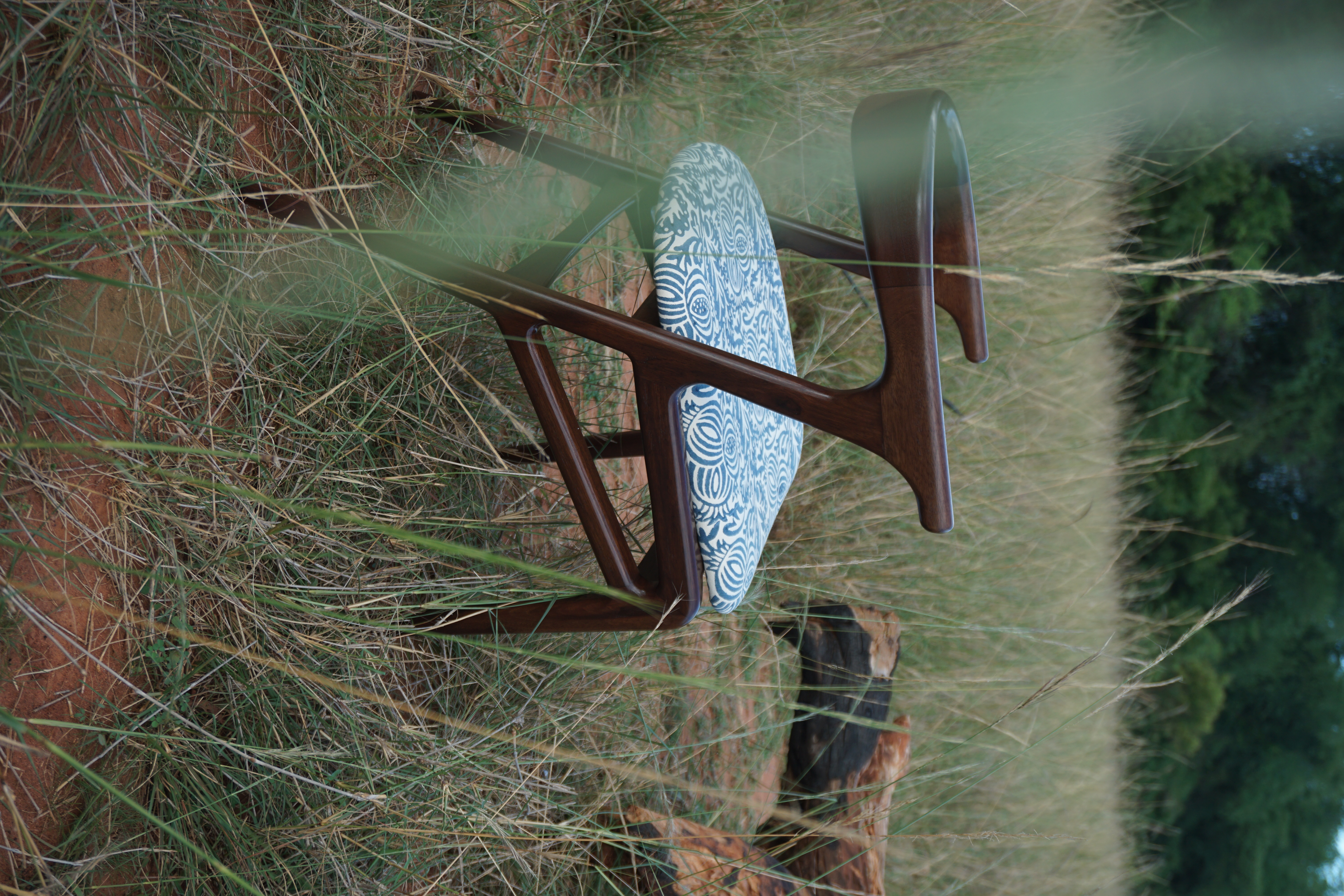 Dining chair set — Auroville craftsmanship
