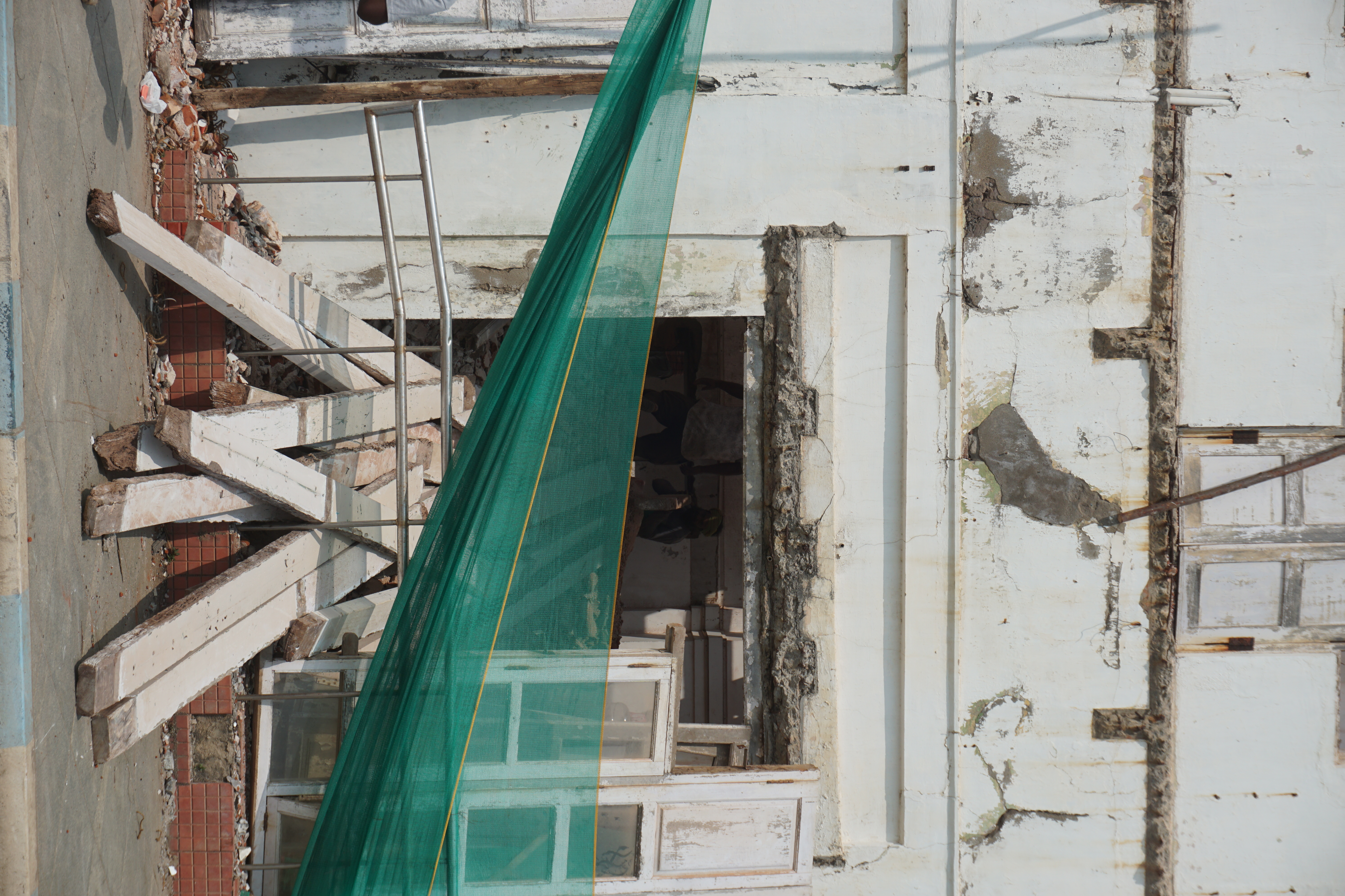 Reclaimed timber selection at East Coast Modern workshop